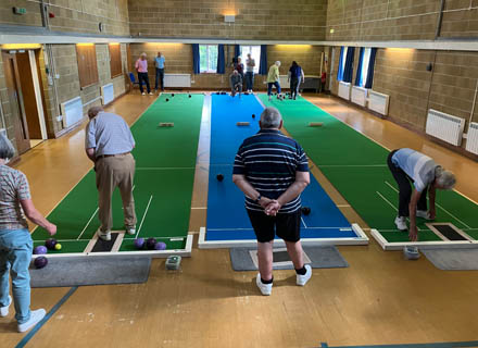 Winterslow Village Hall Short Mat Bowls Club Team